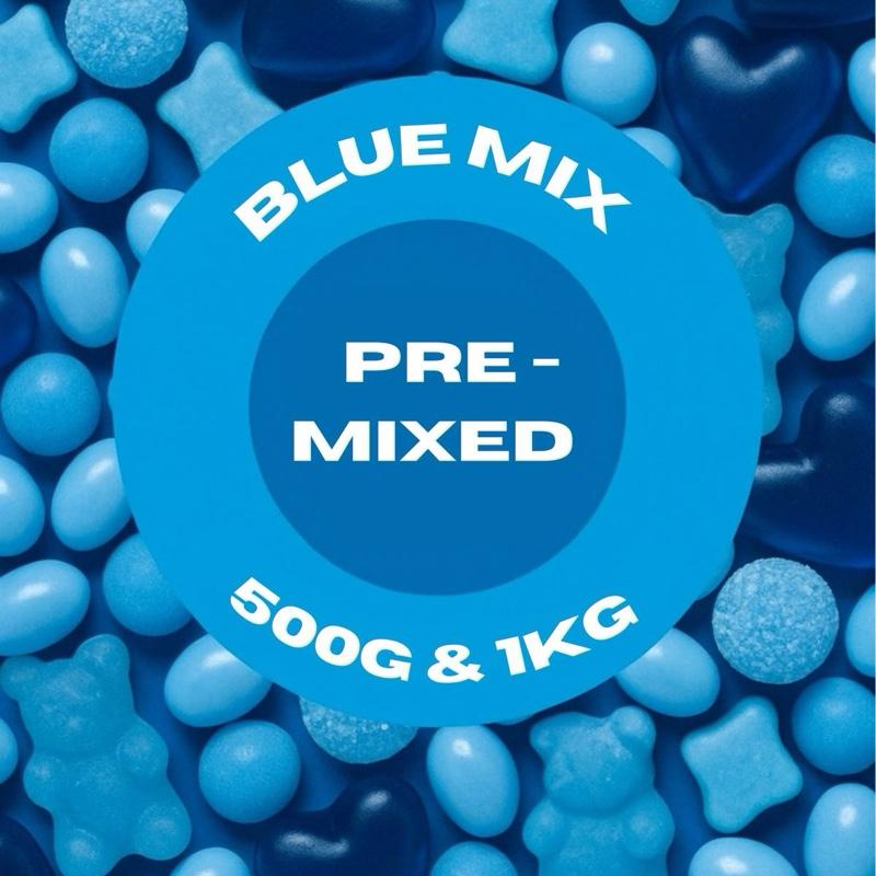 Sweet Pouch with Pre-Mixed Blue Mix 500g & 1KG