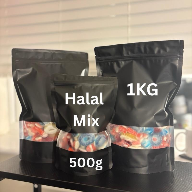 Halal Mix - Fizzy and Gummy Sweets - 500g and 1kg Available